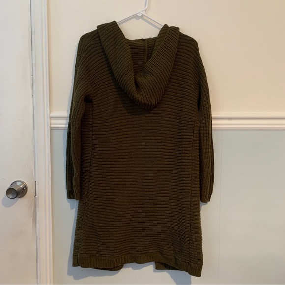 Forever 21 Long Green Cardigan - Picture 2 of 4